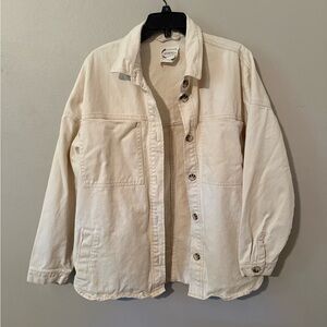 Stoosh Cream Vintage Denim Jacket